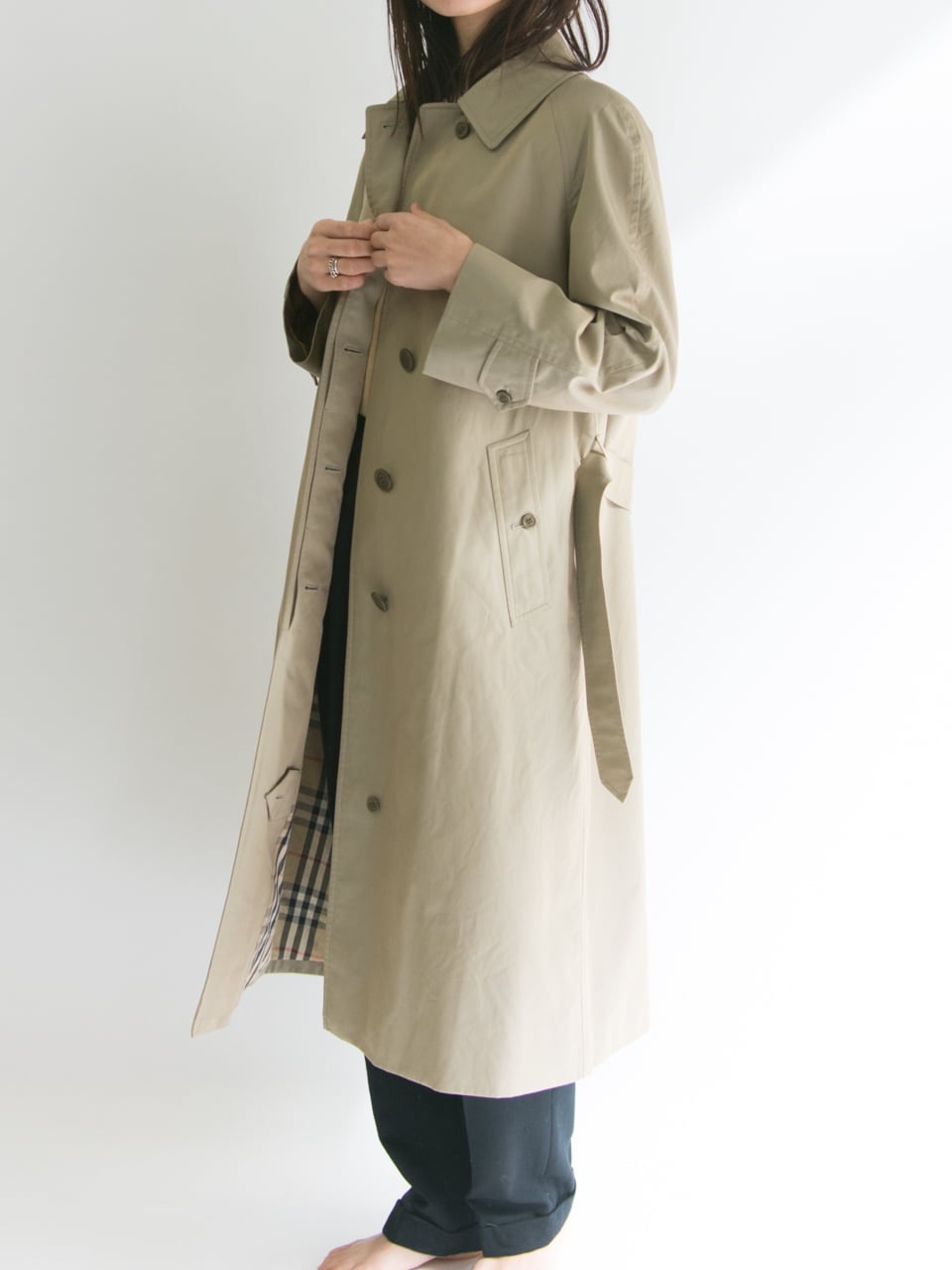【Burberrys】80's Single trench coat（バーバリーズ シングルトレンチコート）1c