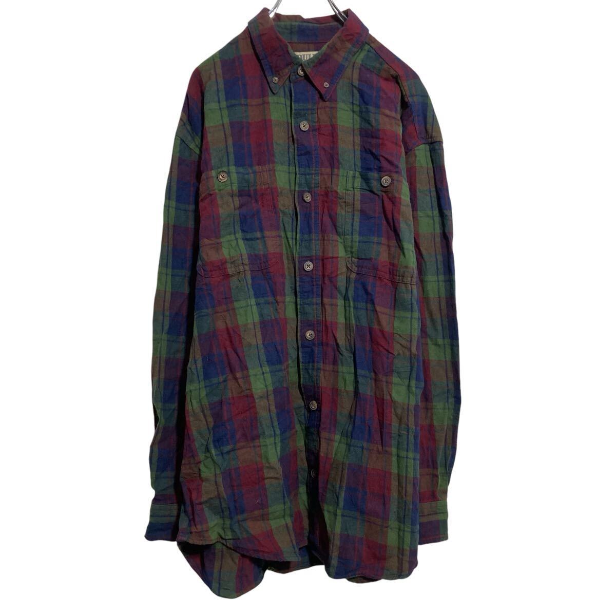 WTAPS 21AW DECK/LS/COTTON.FLANNEL.TEXTILE 212TQDT-SHM05 サイズ04