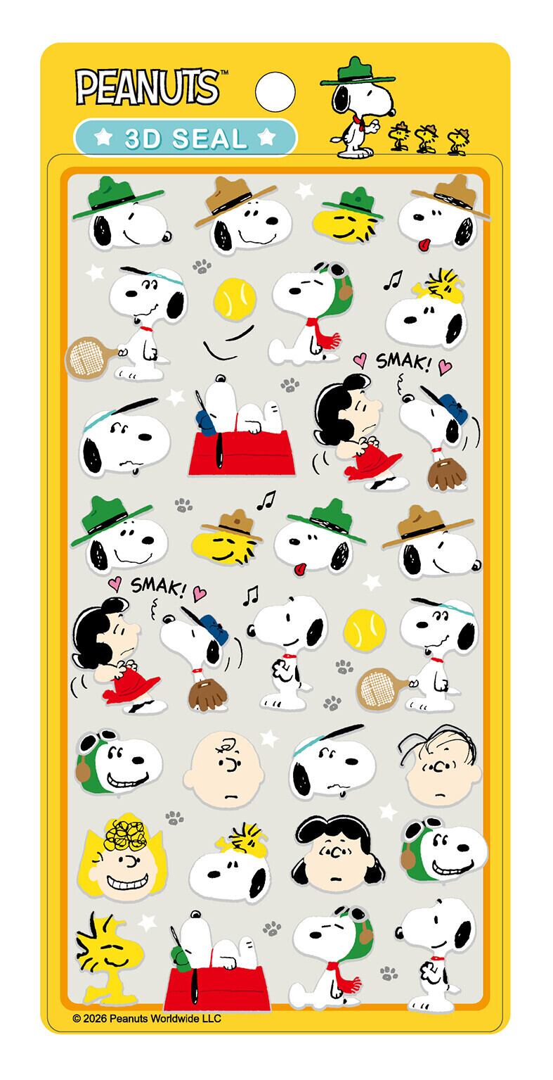 公式ライセンス商品】SNOOPY 3Dシール | Select Shop myst