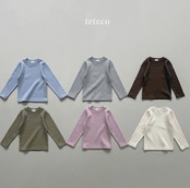 【取寄】teteco デイリーリブTシャツ｜秋服｜韓国子供服｜ 26/AT