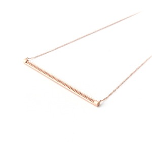 MMD　long bar necklace / light