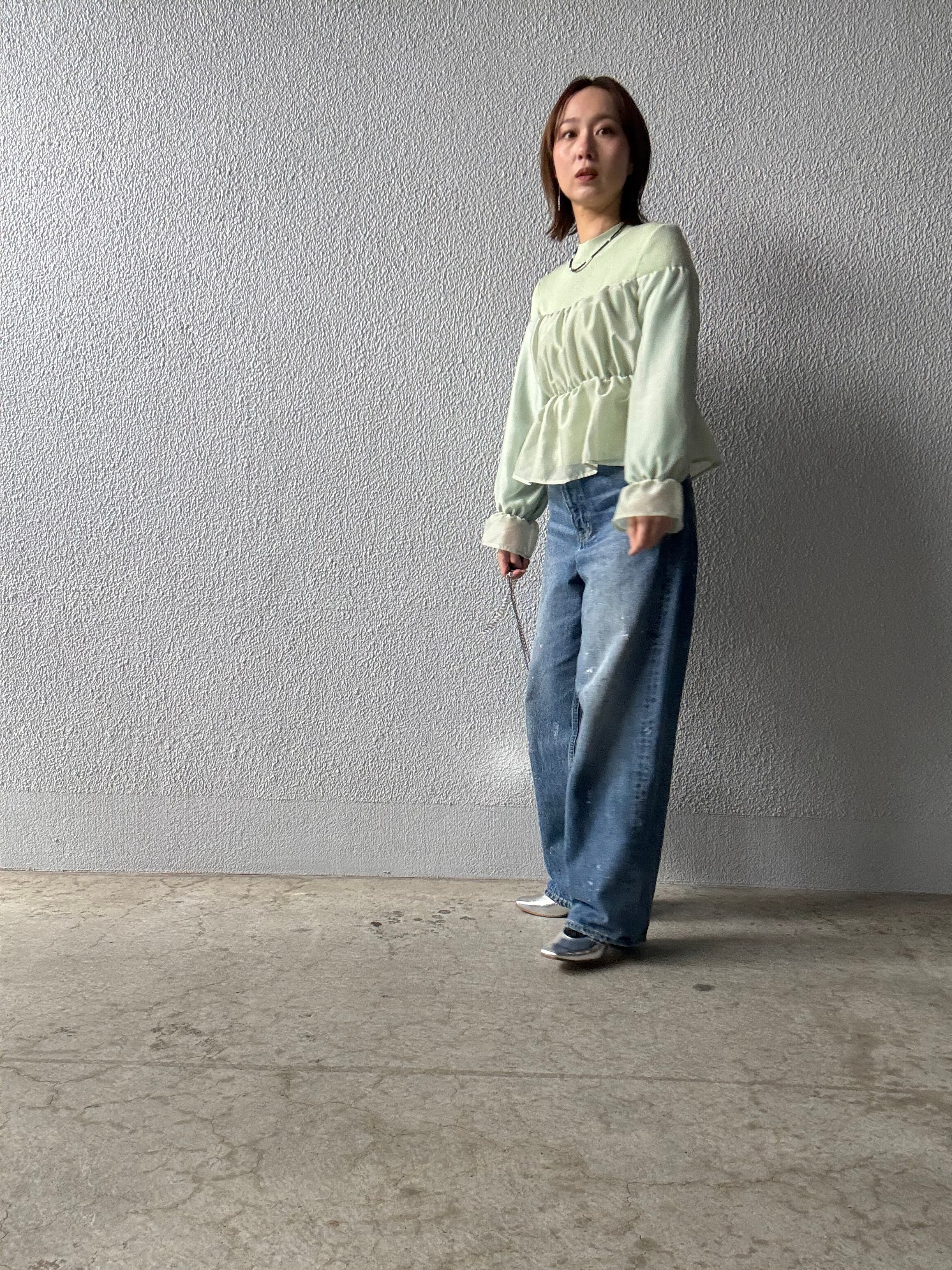 【DONA MARIE】オフショル風ドッキングニット 145012