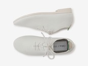 plain flat pattern / WHITE