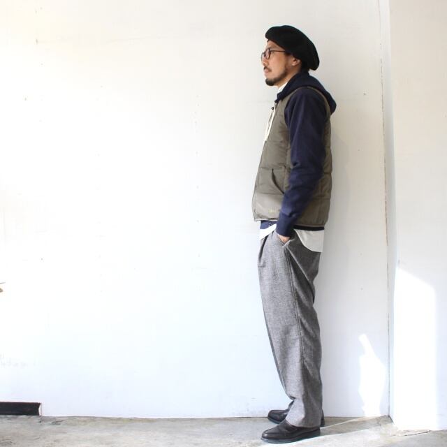 ZANTER JAPAN インナーダウンベスト RE DOWN INNER VEST （Khaki） | C