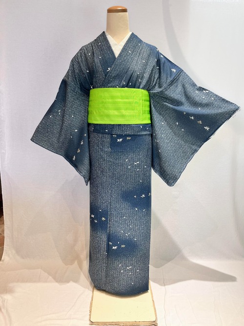 2173 高身長 夏用 絽 小紋 Ro Komon Kimono for summer