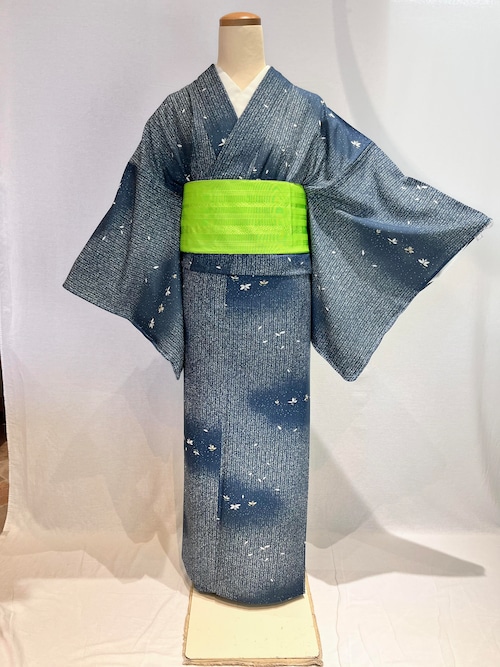 2173 高身長 夏用 絽 小紋 Ro Komon Kimono for summer