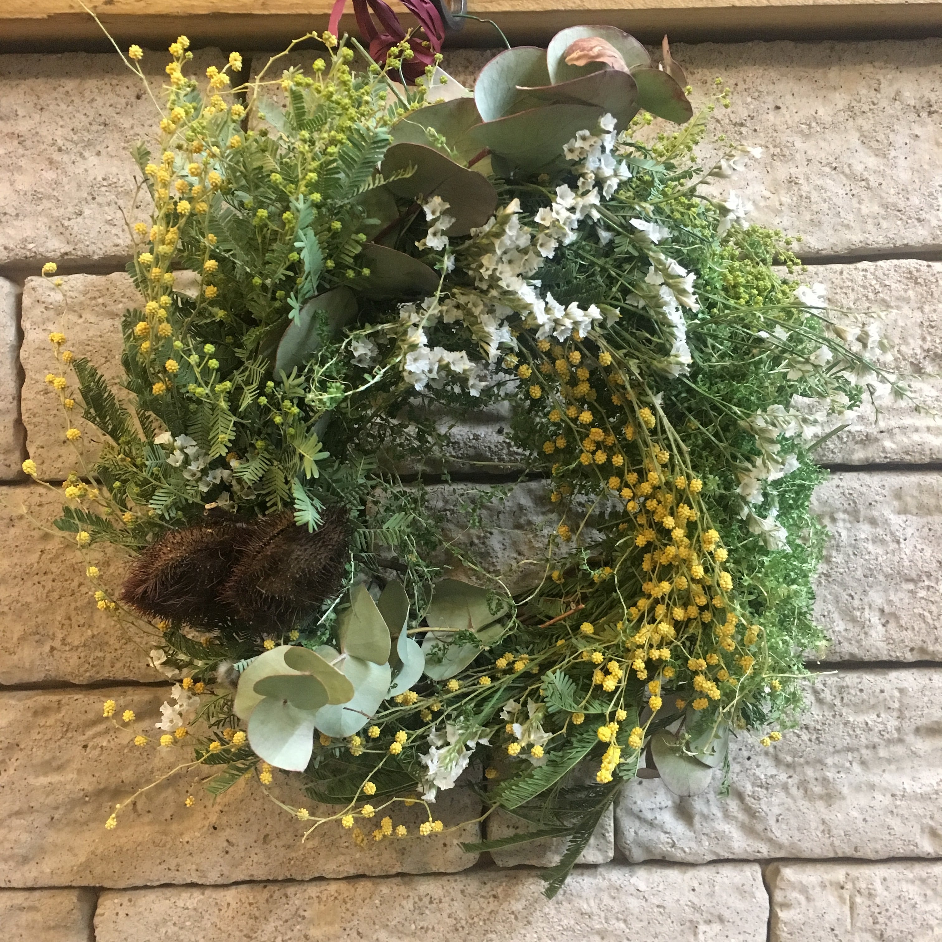 ミモザリースリップスティック添え | ハルカゼフラワー