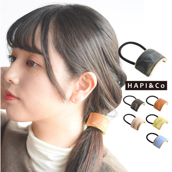 マーブルなヘアゴム