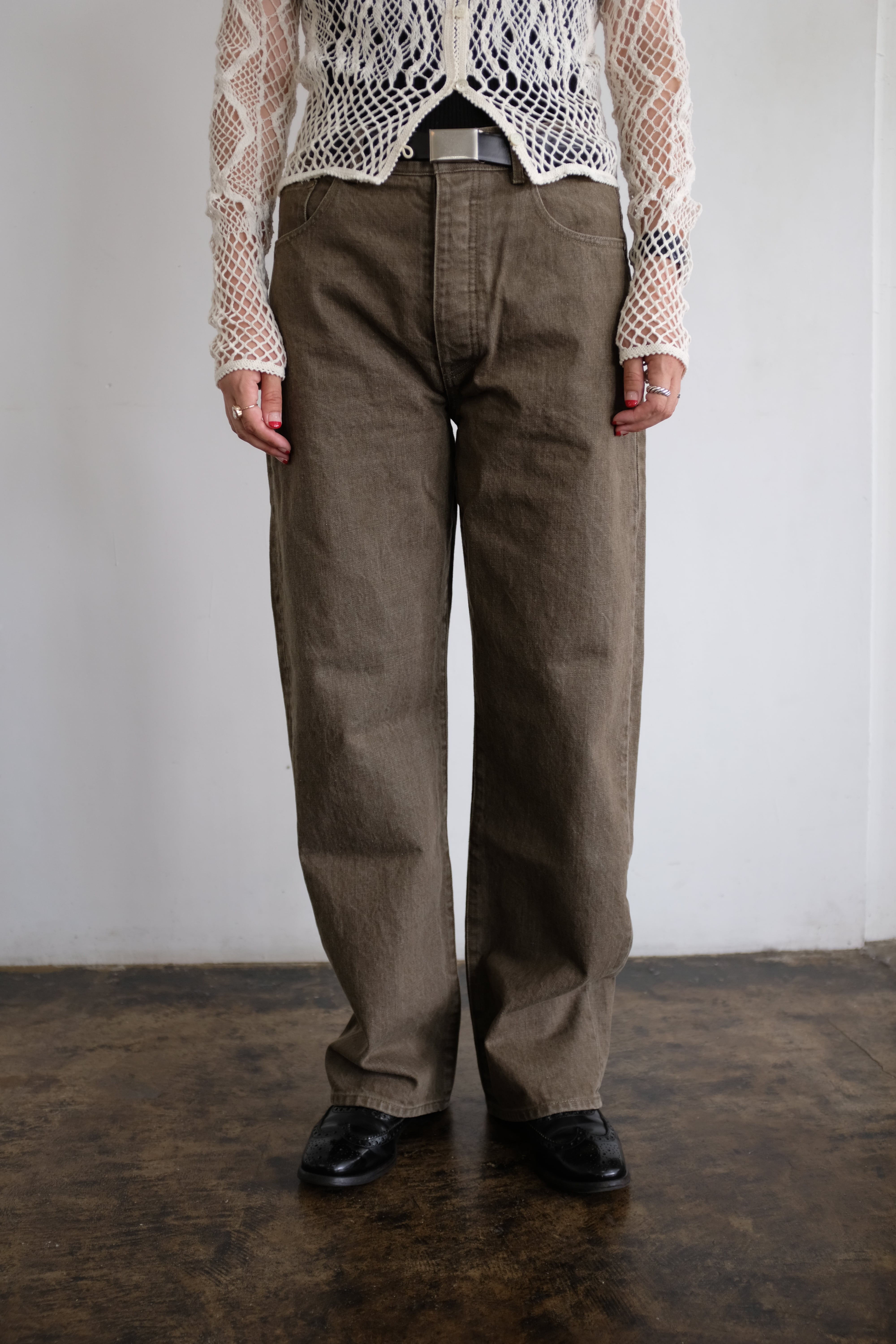 BISOWN]PURE STRAIGHT KHAKI DENIM | YES-姫路の美容院と服のお店YES