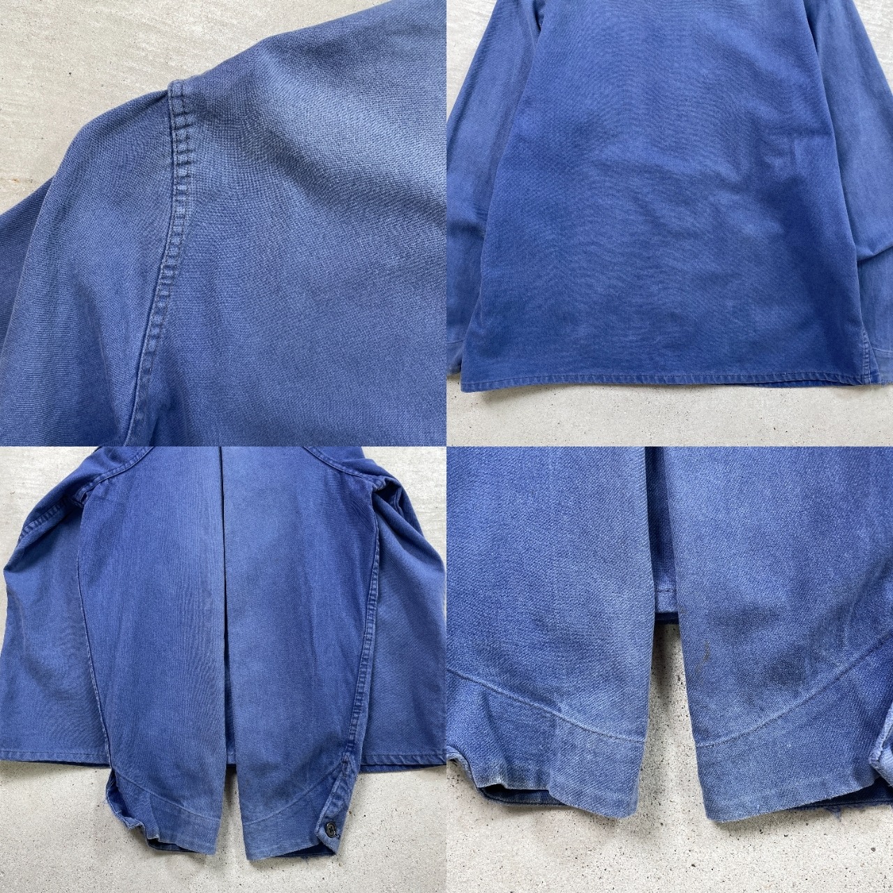 60〜70年代 UNKNOWN フレンチワークジャケット ユーロワーク コットン 