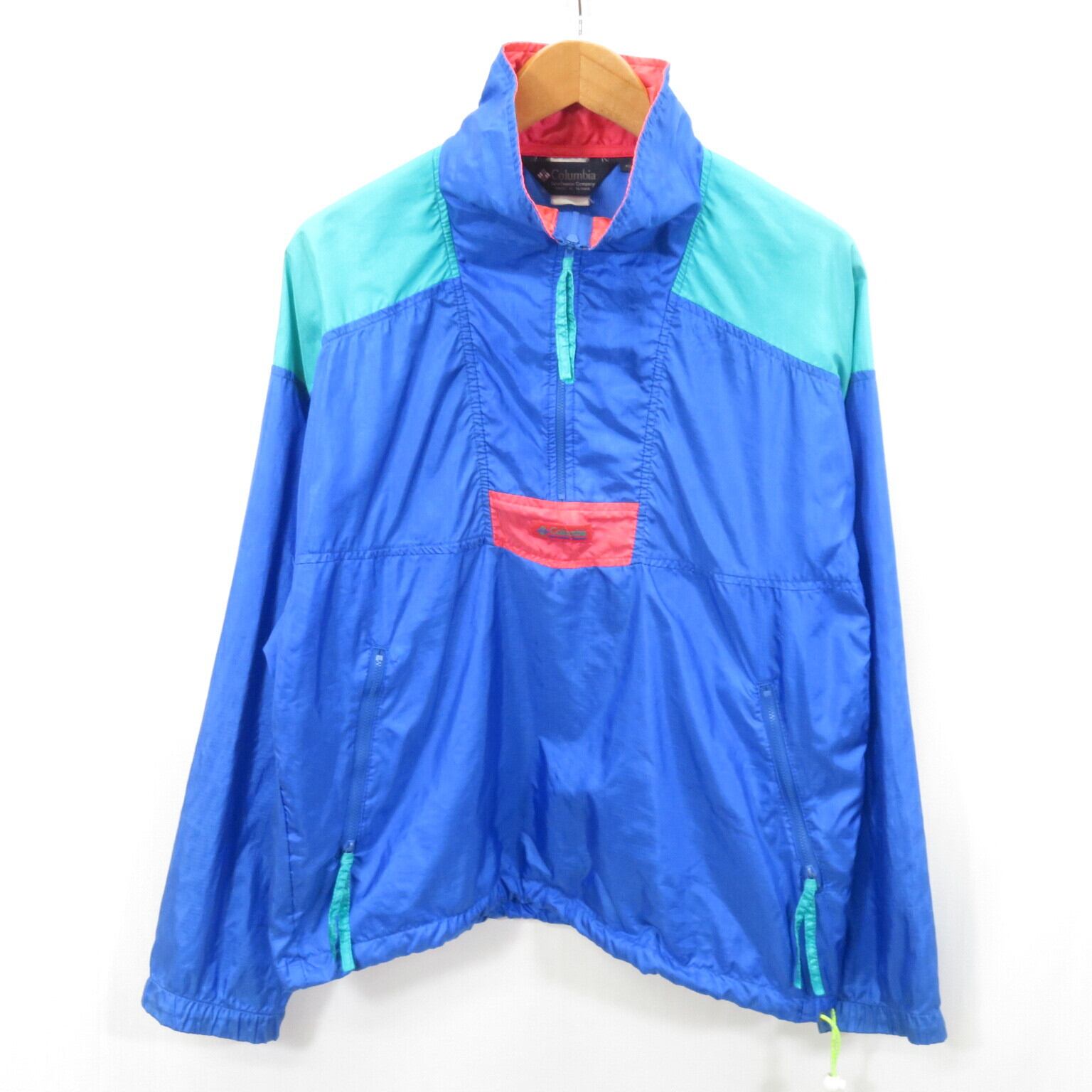 90s Colombia RADIAL SLEEVE アノラック プルオーバー ジャケット  