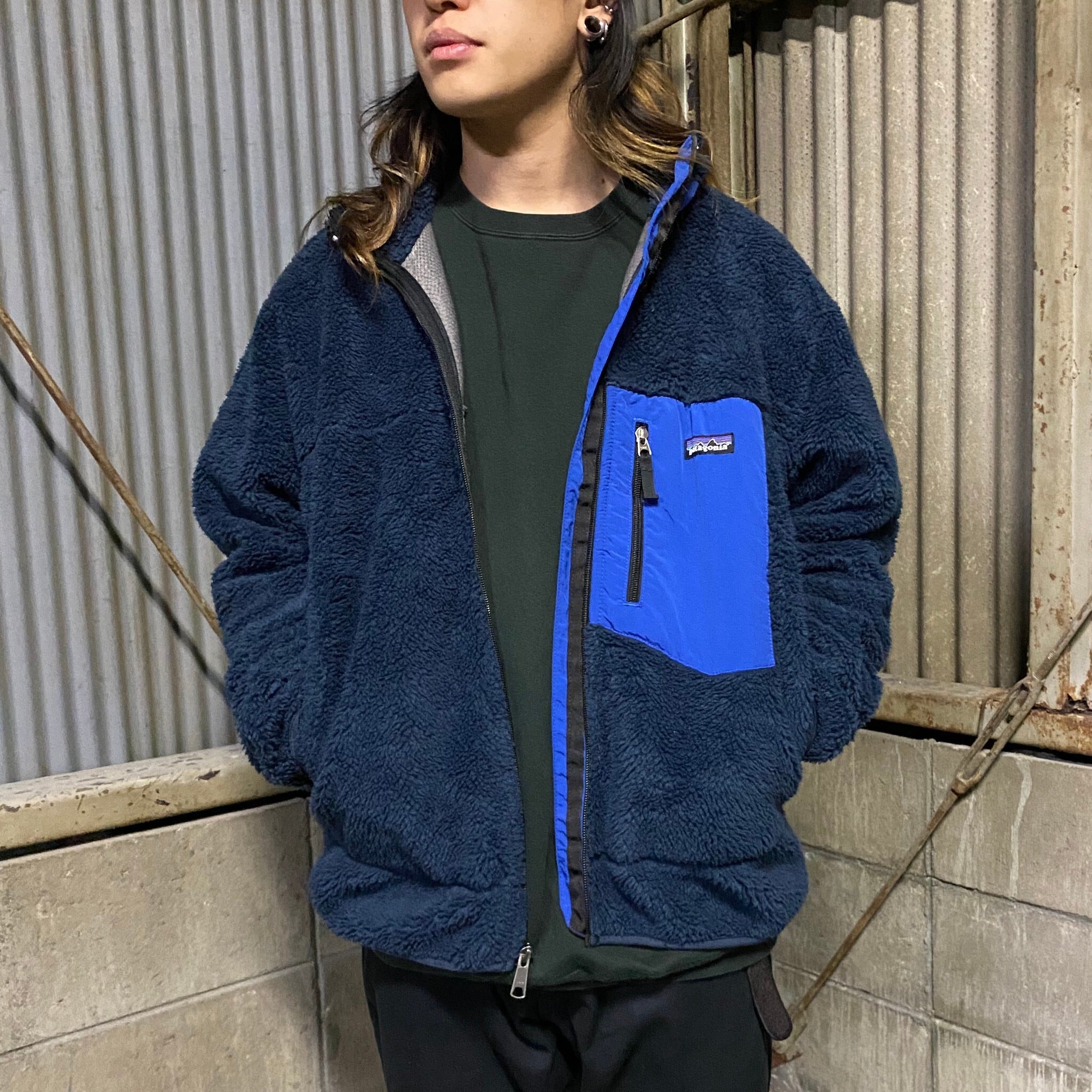 patagonia フルジップ フリースジャケット M ネイビー（ウィメンズ  