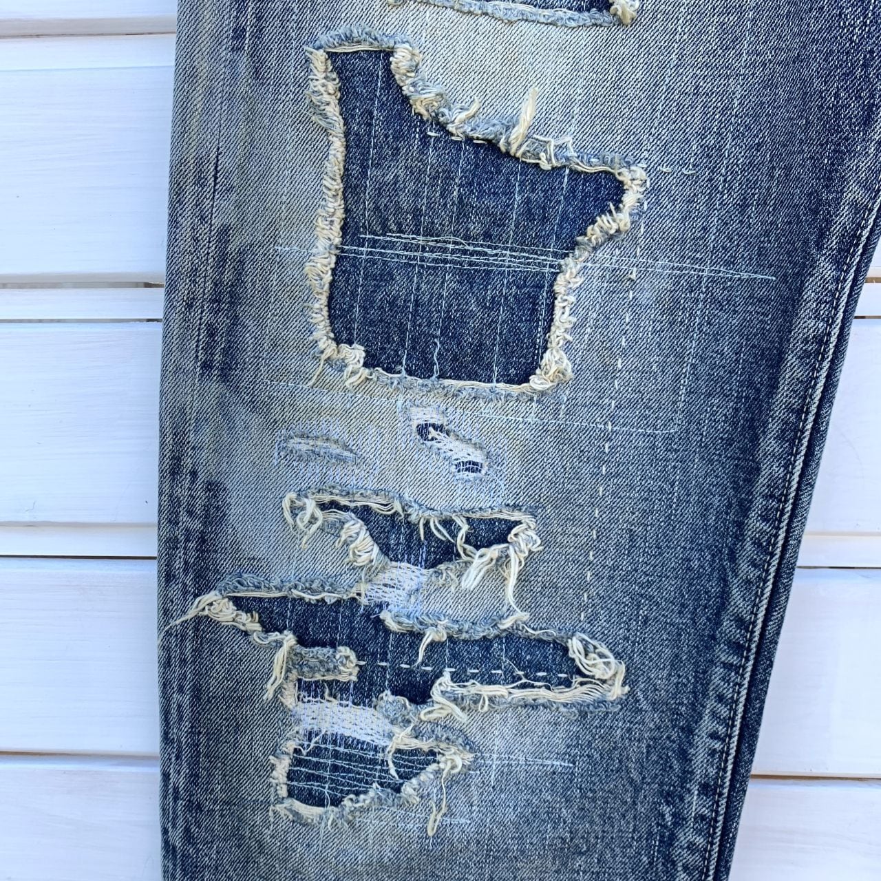 SUGAR CANE 14.25oz. DENIM 1947 REMAKE AGED MODEL (REGULAR STRAIGHT