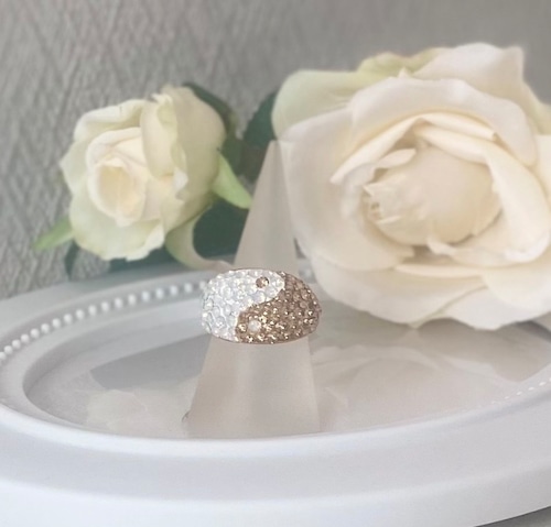 陰陽リング　ゴールド／シルバー