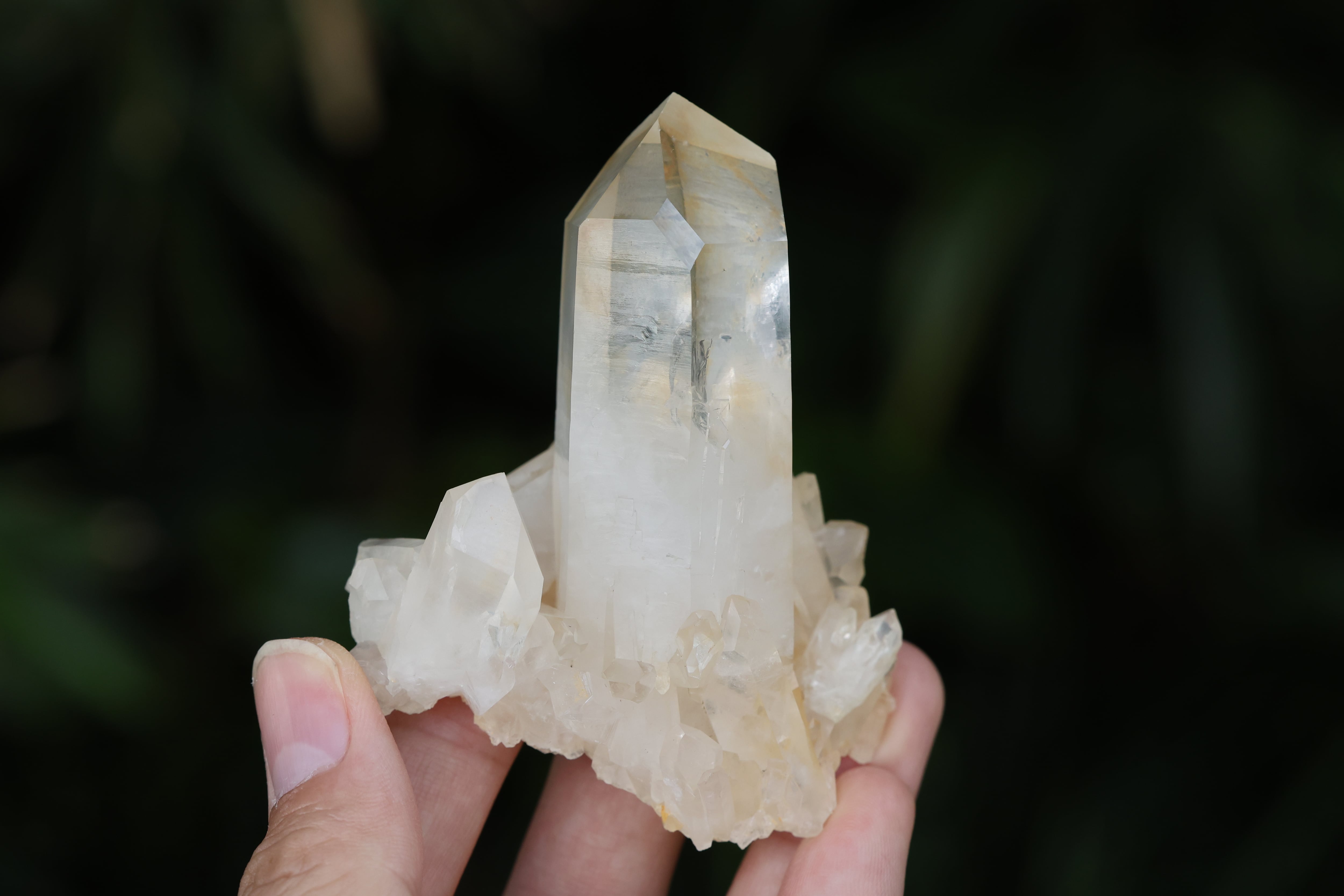 ヒマラヤ水晶 ダウラギリ産 虹入り タイムリンク | 石垣島の夜光貝と