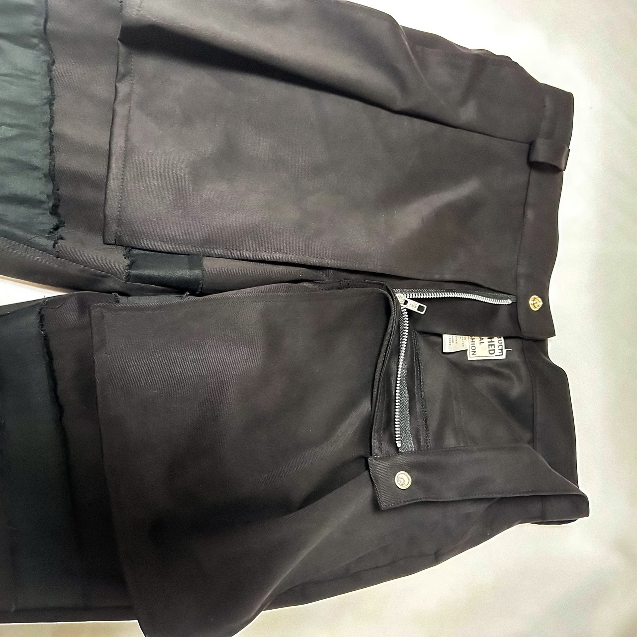 UNFINISHED スカートクラストパンツ24058