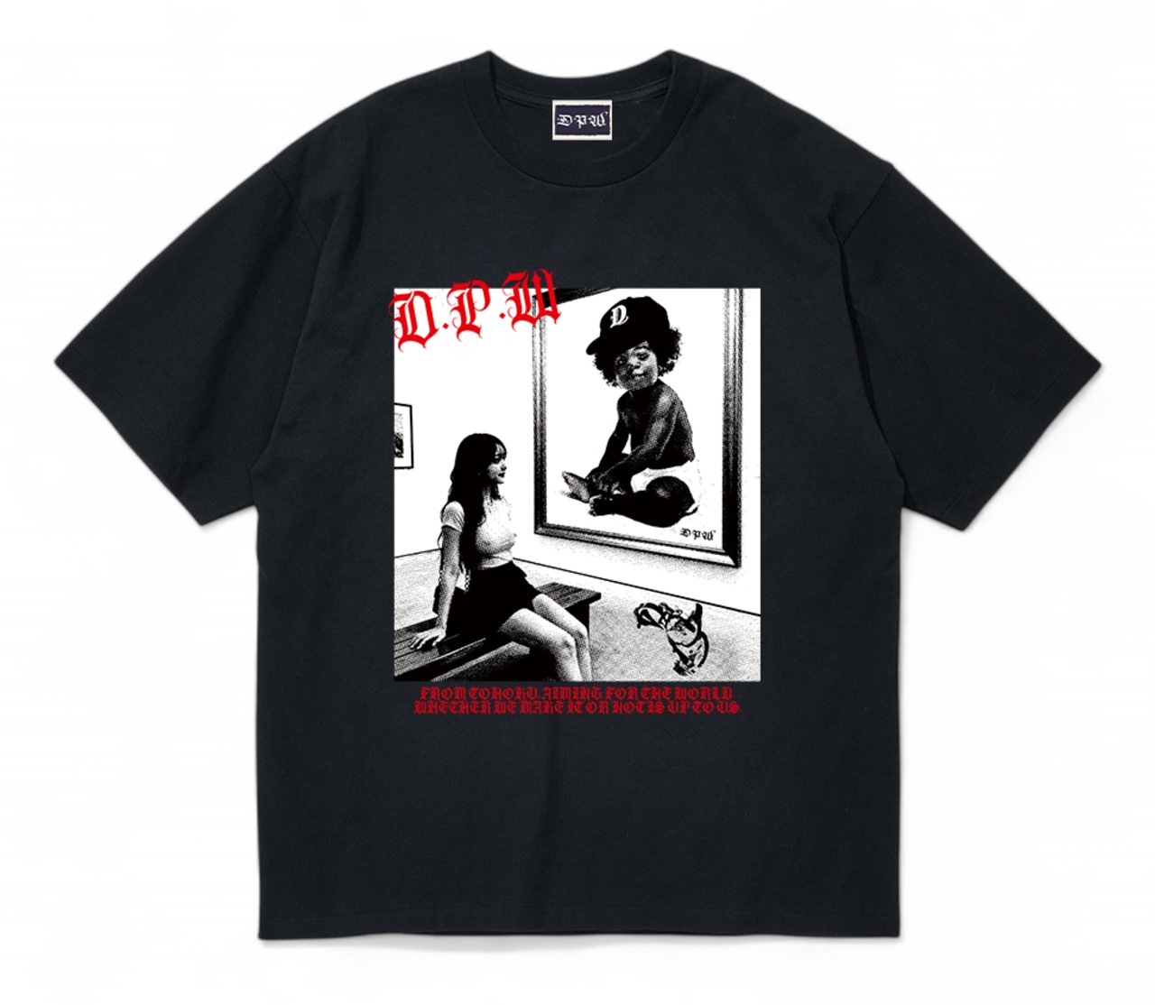 DPBIGW　 S/S Tee /WHITE・ BLACK　日本製