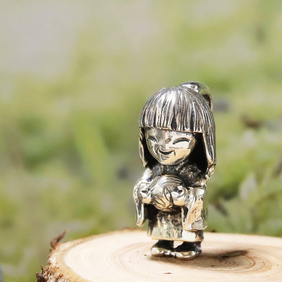 SILVER925 妖怪チャーム 座敷わらし Zashiki Warashi | 和の彩 SILVER925 妖怪チャーム 座敷わらし Zashiki Warashi | 和の彩