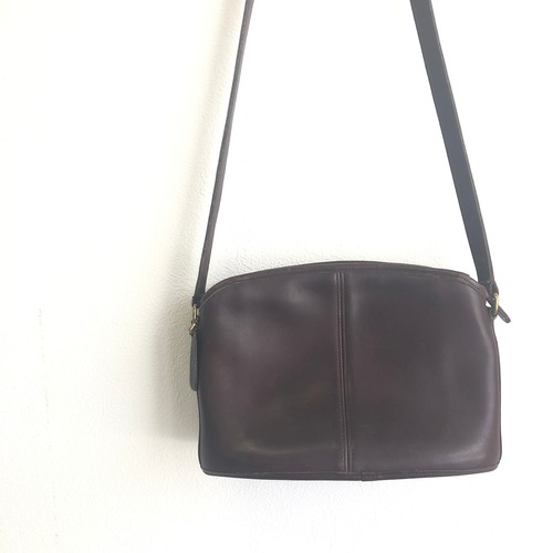used old COACH leather bag