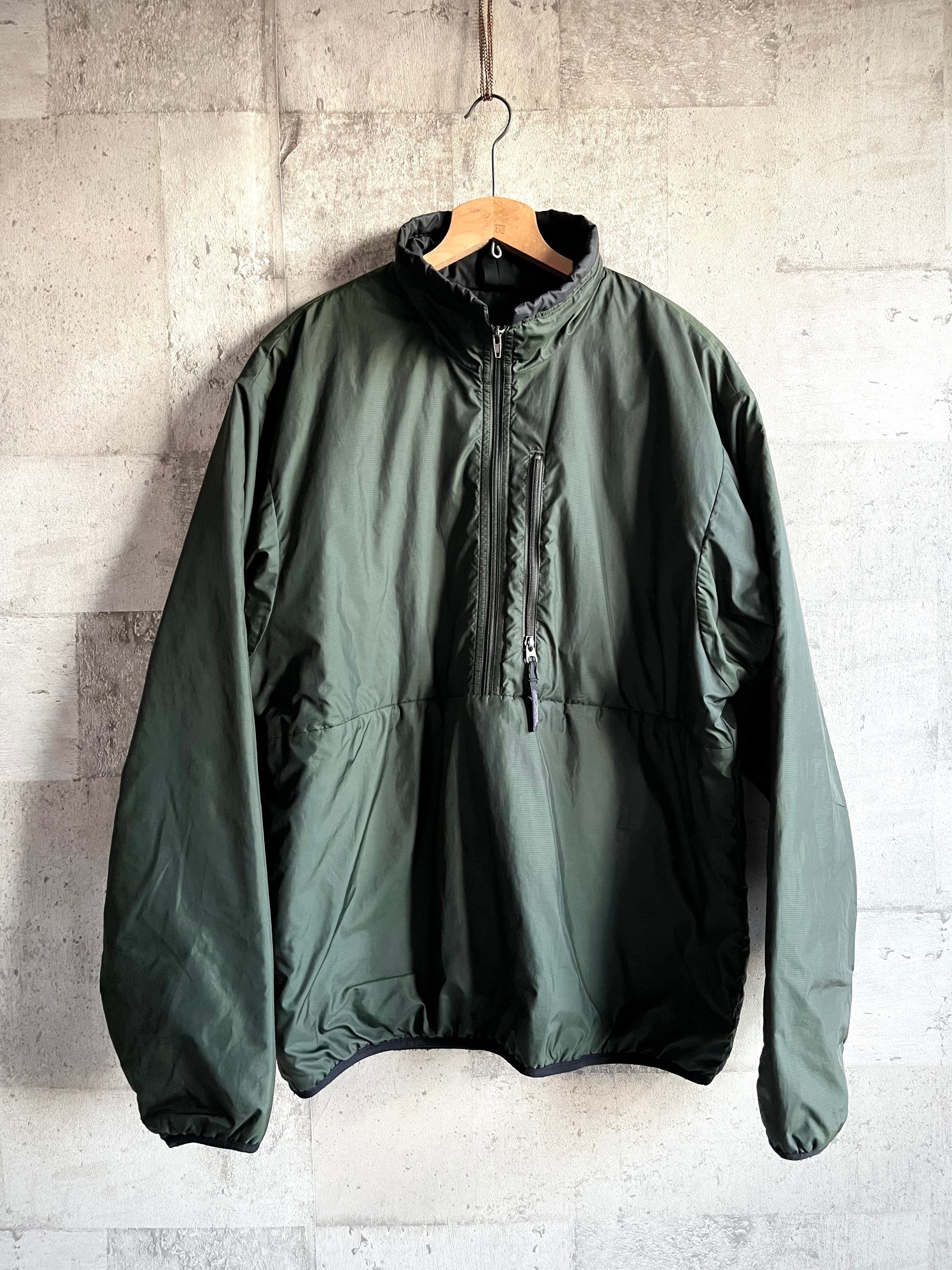 01s PATAGONIA P/O PUFFBALL JACKET OLIVE GREEN OLD VINTAGE