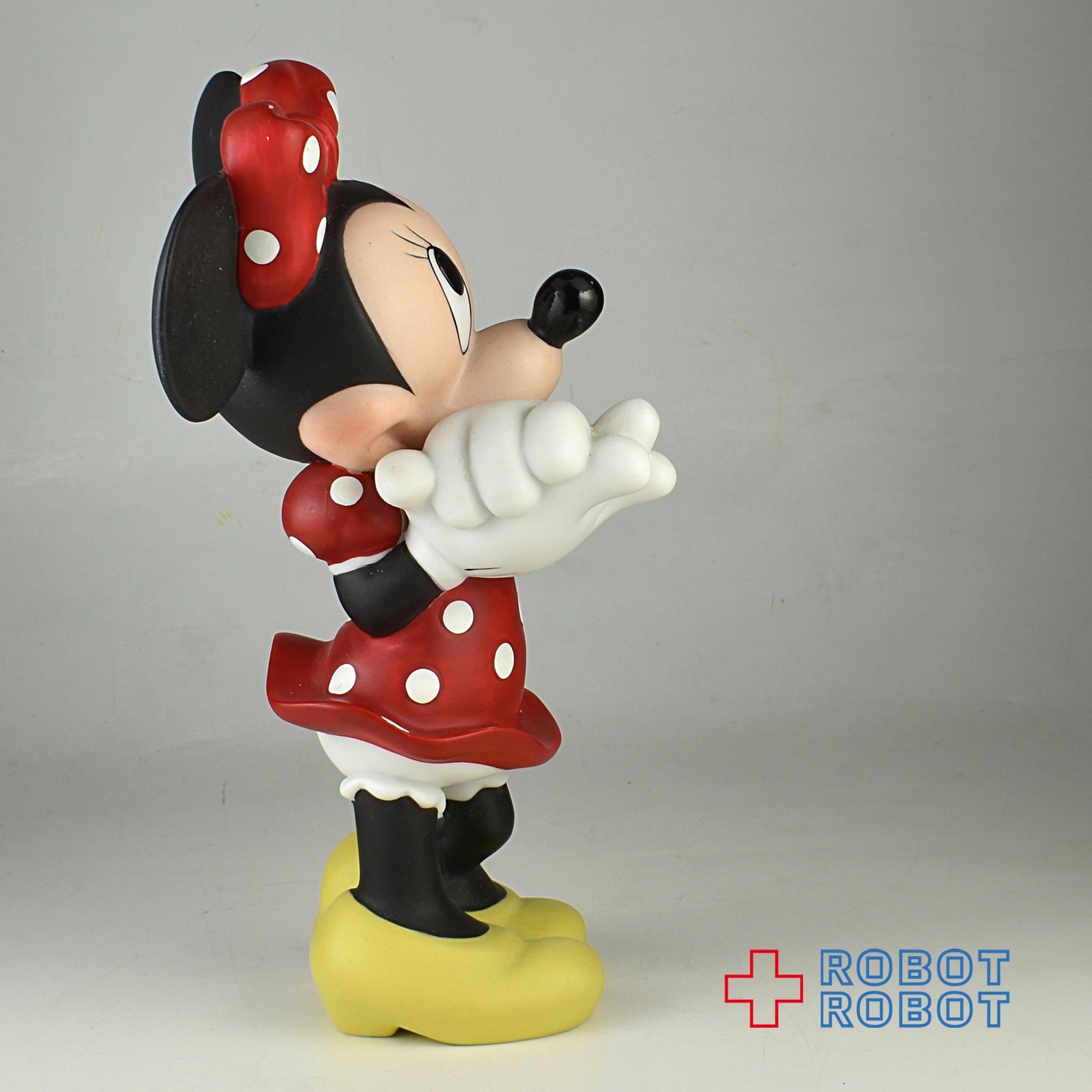 ディズニーミッキーマウス＆ミニーマウス 陶器製フィギュアリン 