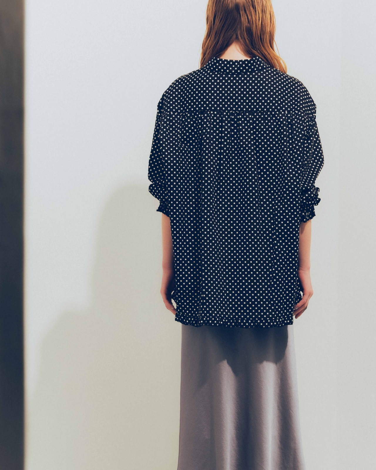 NICK GEAR  Dot Gather shirt