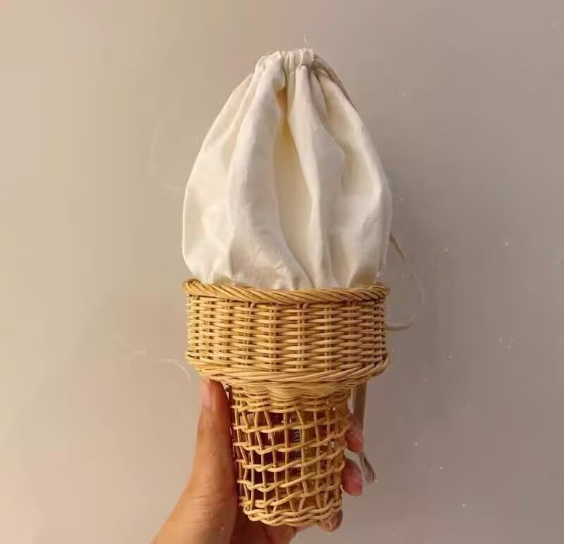 【発注】アイスクリームかごバッグ