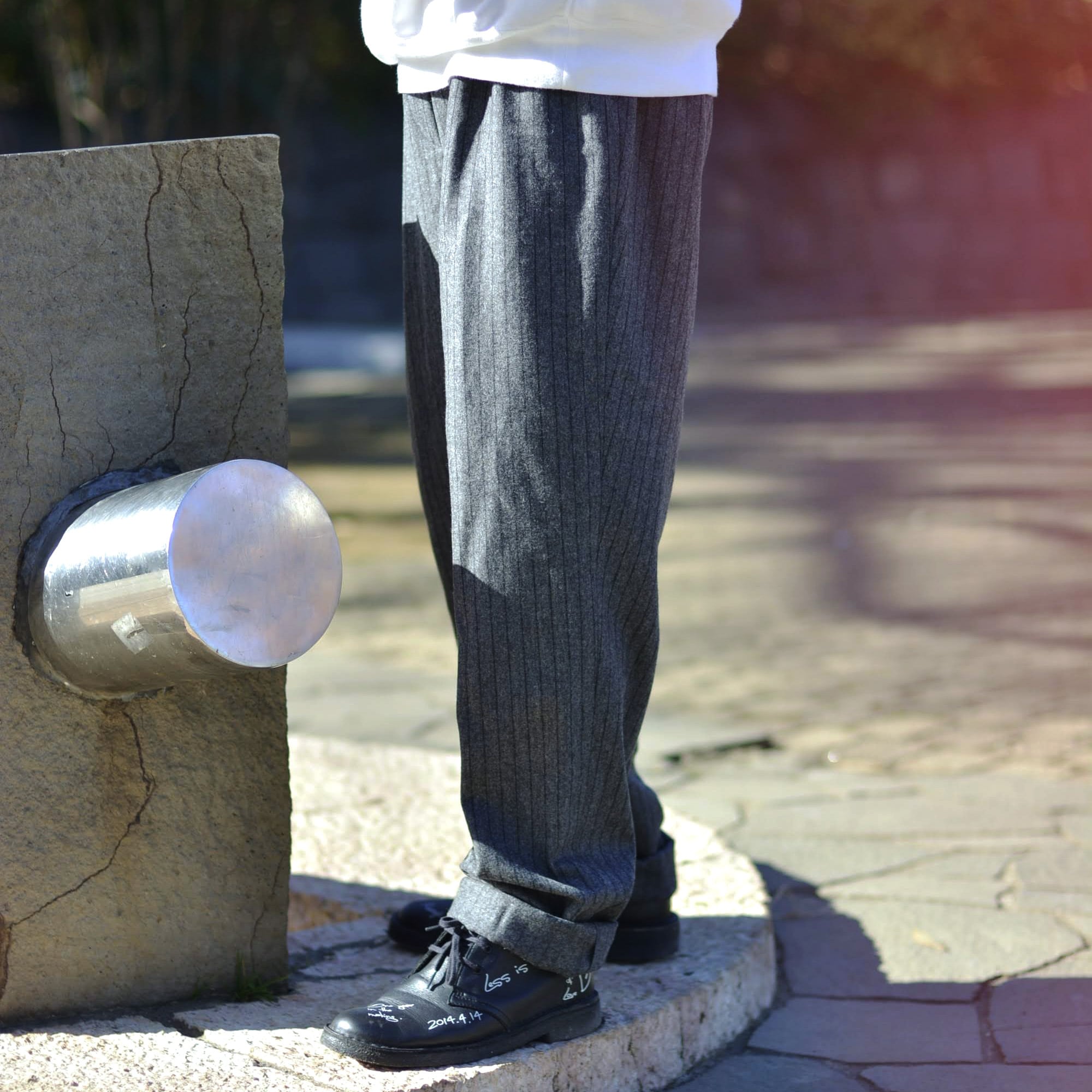 MADE IN FRANCE】BERNARD ZINSフランネルウールパンツ | ANTAN À TOKYO