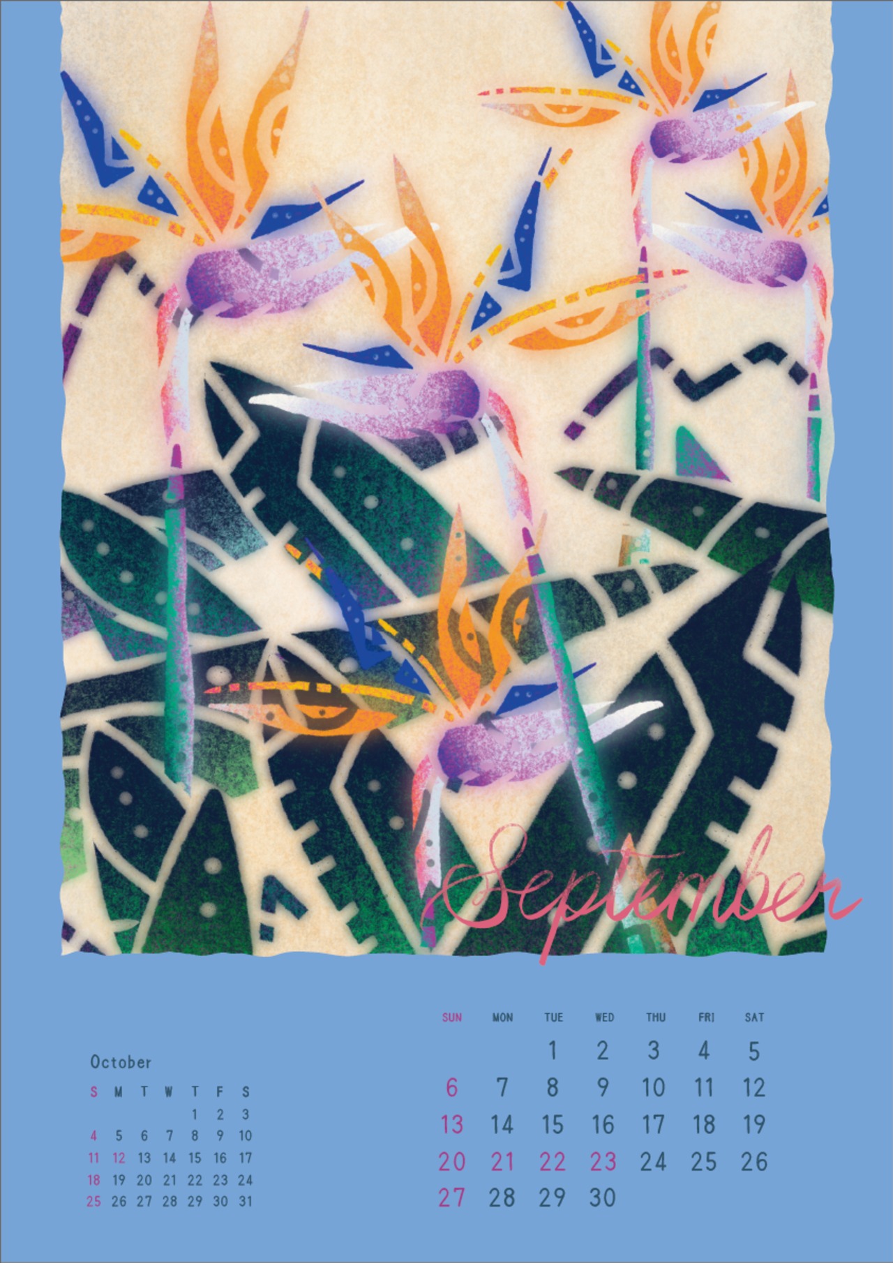 2026年カレンダー『FLOWERS』A3壁掛け4月始まり【予約販売・第二弾】の画像07