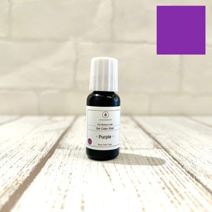 パープル 10ml - BodySafeタイプ植物性クラフト用カラージェル 水性（purple）