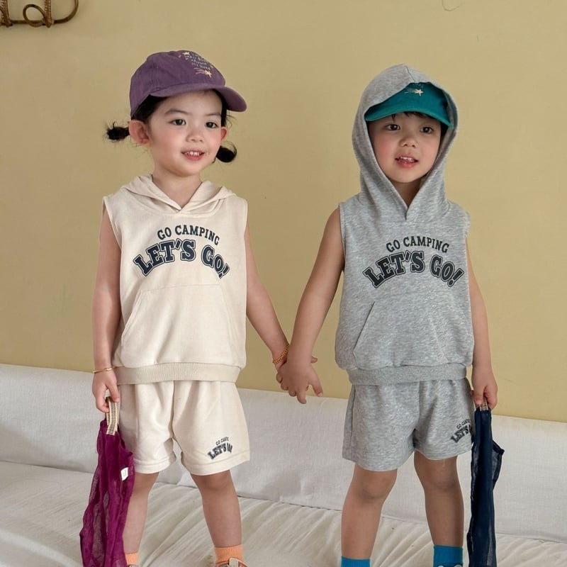 BABY&KID】帽子付きLETGOセットアップ | Betty
