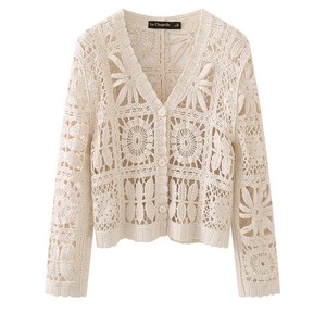 かぎ針編みカーディガン 21540