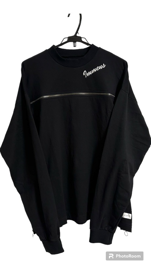 ビックシルエットジッパーTシャツ