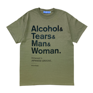 "JAPANESE GROOVE" Tee AISYU OLIVE