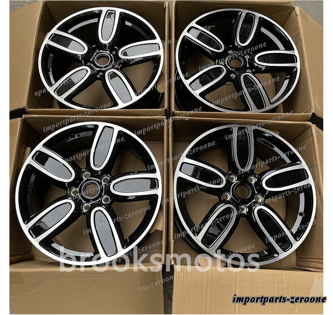 18インチ5本スポーク鍛造アルミホイール4本セット