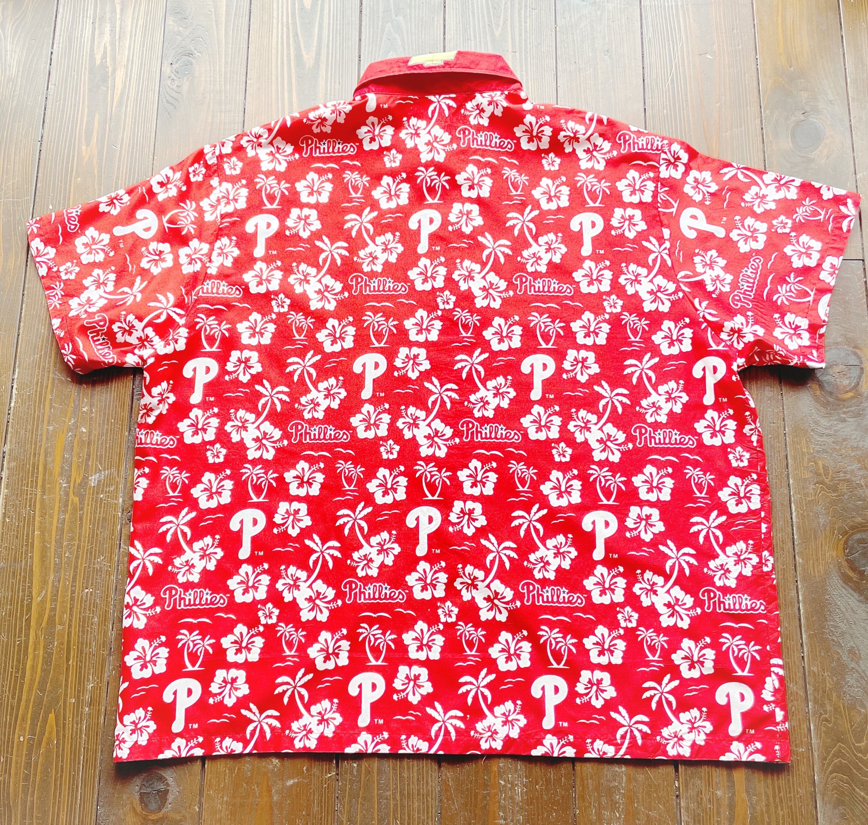 00s MLB 〝Philadelphia Phillies〟Aloha shirt | Rassic powered by BASE