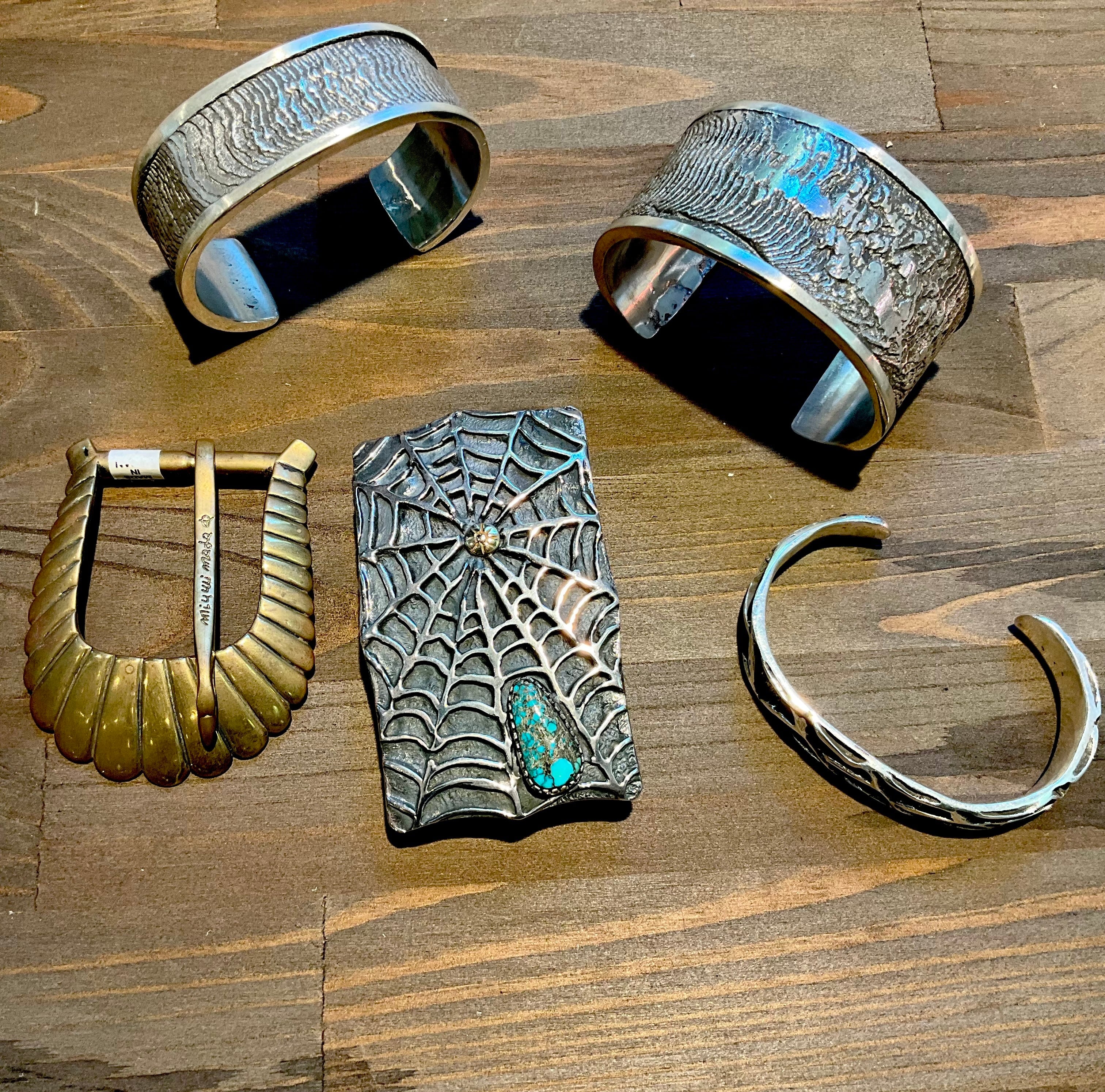 MIYAO MADE ターコイズ シルバーバングル ホイールワークス MIYAO MADE