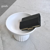 SLOW | bono clasp trifold wallet　レザー ウォレット 財布 がま口