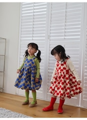 カラー / COLOR / アップルジャンパースカート / 韓国子供服 / キッズ / 26winter〖取寄〗*5~11号*