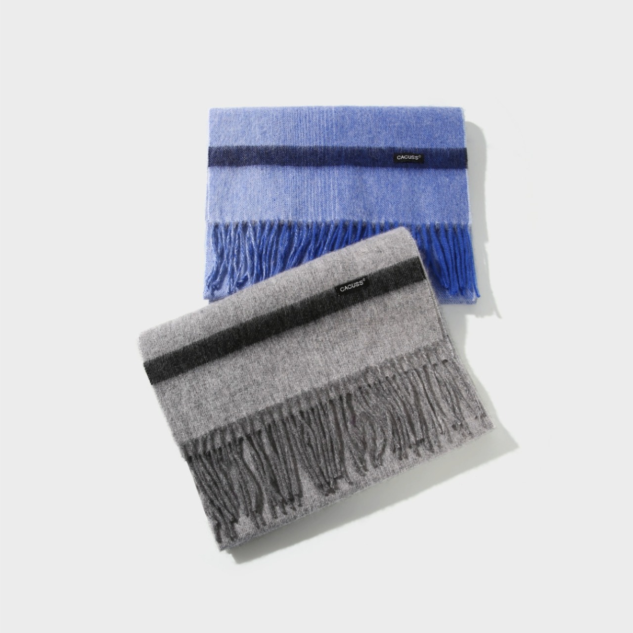 Border Fringe Scarf　TB2640・画像6