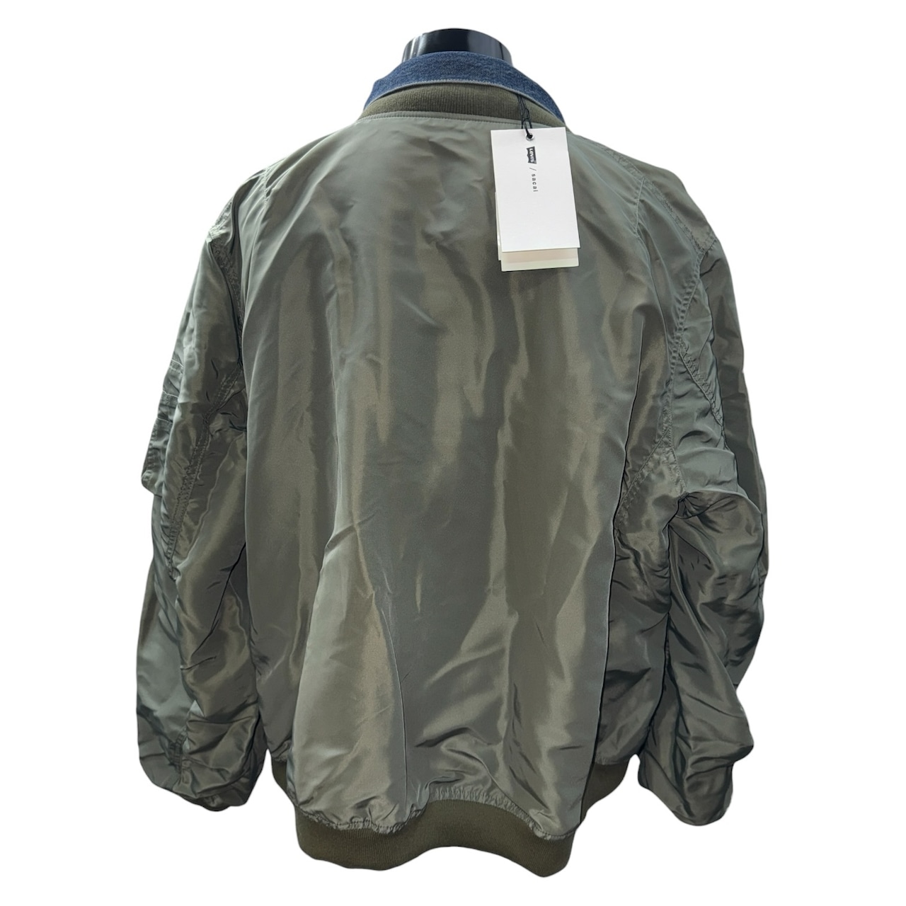 【sacai / Levi's】サカイ リーバイス デニム × ナイロンツイル MA-1 ジャケット リバーシブル