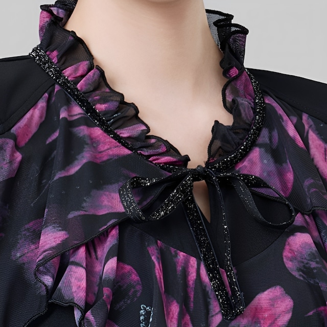 シアーフレアスリーブ ボレロデザイン トップス ds0125