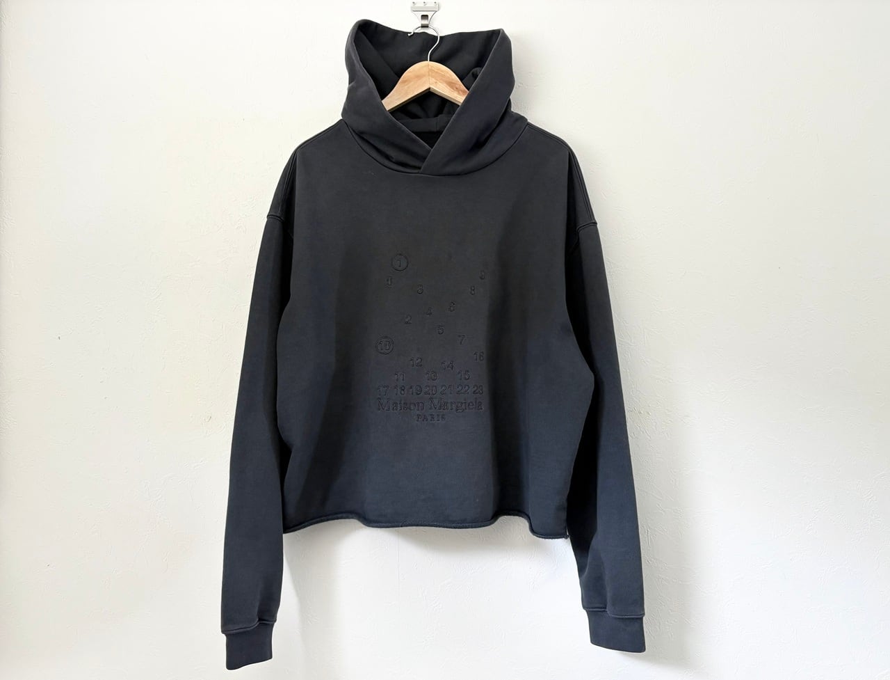 2023SS Maison Margiela Calendar logo cotton hoodie MADE IN ITALY