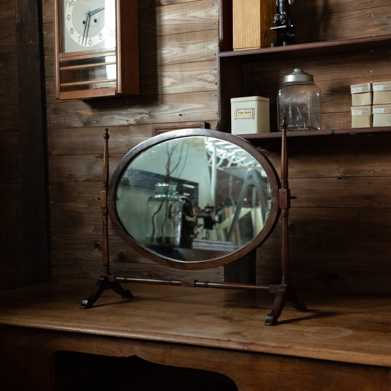 アンティーク テーブルミラー スイングミラー ドレッシングミラー Dressing Table Mirror / ドレッシングテーブルミラー 〈 鏡・ス