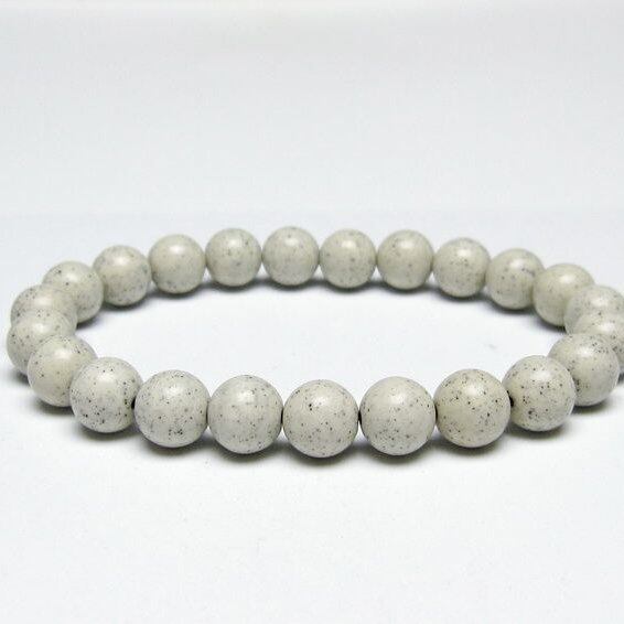 北投石 ブレスレット 9mm 一点物 メール便可 111-50247