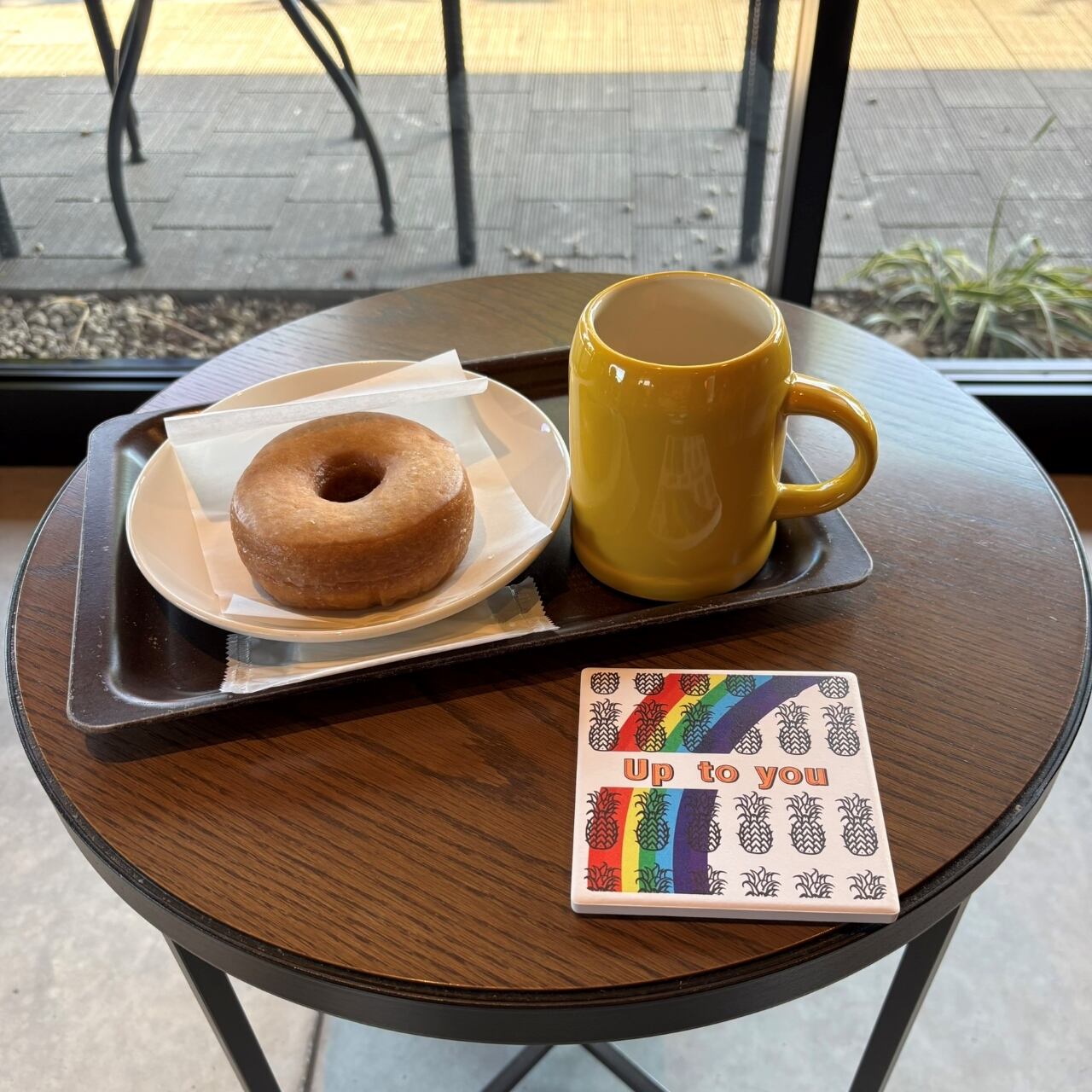 DHD(M)027【白雲石吸水コースター　パイナップル】