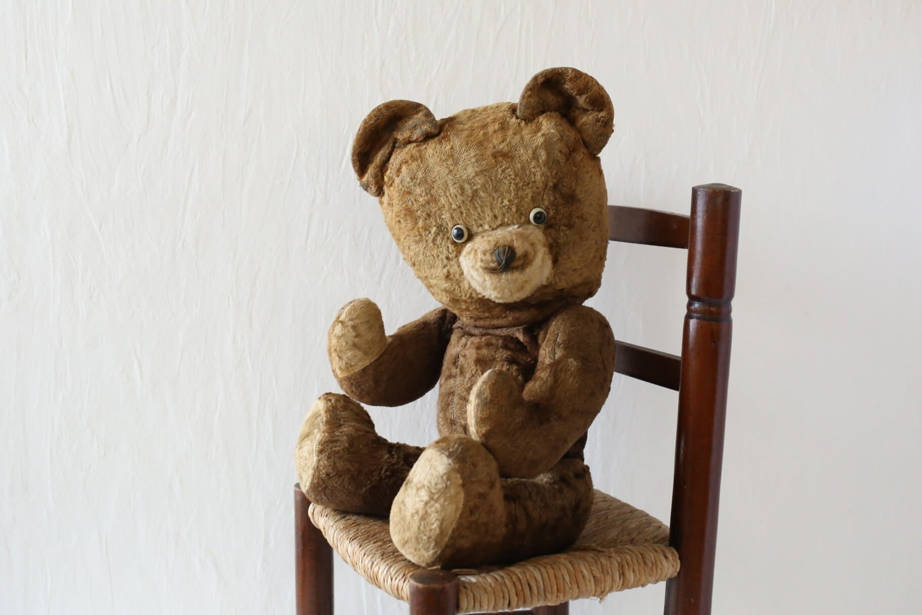 ドイツ アンティーク ヴィンテージ テディベア 表情豊かな脱力系ベア 約48cm N-06214