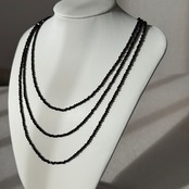 Black Spinel Long Necklace［BZN25］