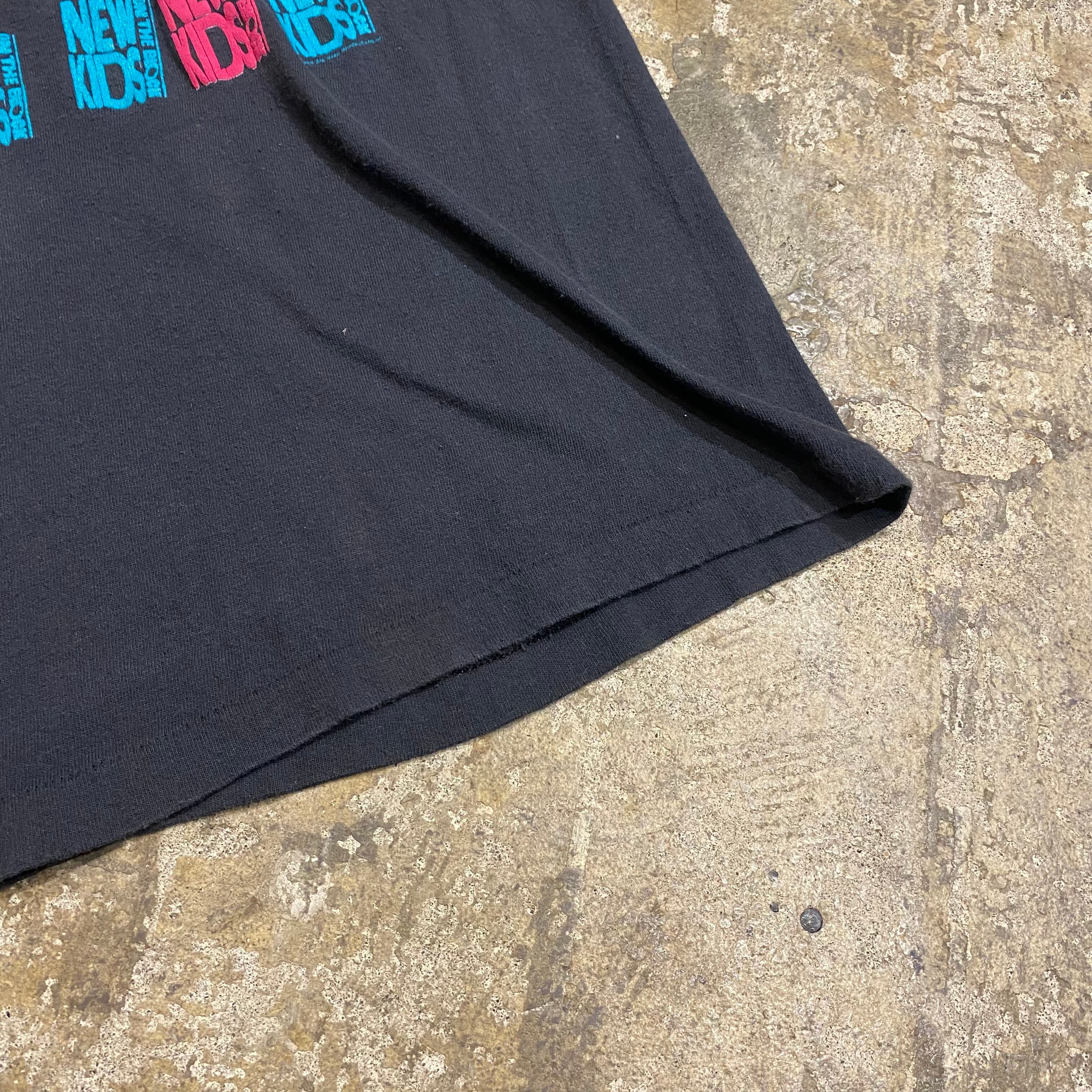 90年代 USA製 sizeS NEW KIDS IN THE BLOCK プリントTシャツ 両面