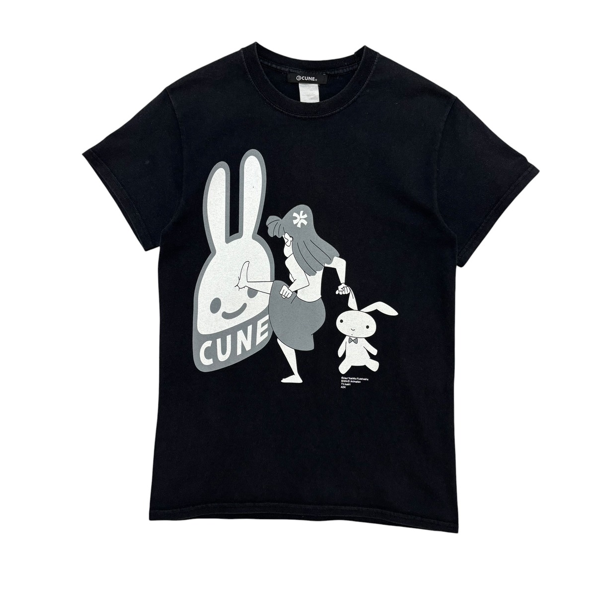 古着 キューン CUNE 23周年ウサギコラボTシャツ クレヨンしんちゃん 